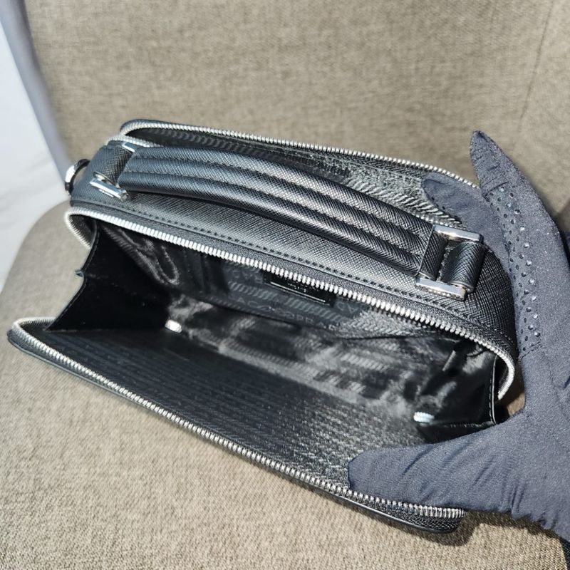 Prada Brique Re-Nylon Saffiano Leather (NEW), foto 8