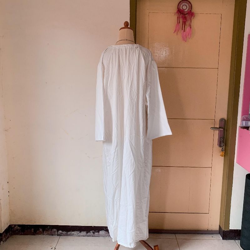 White Maxi Dress Long Sleeve, foto 2