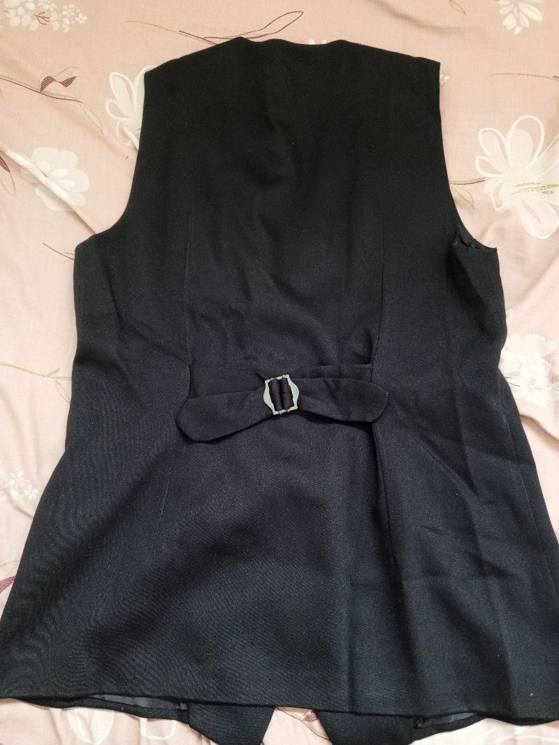 rompi formal hitam elegan, foto 2