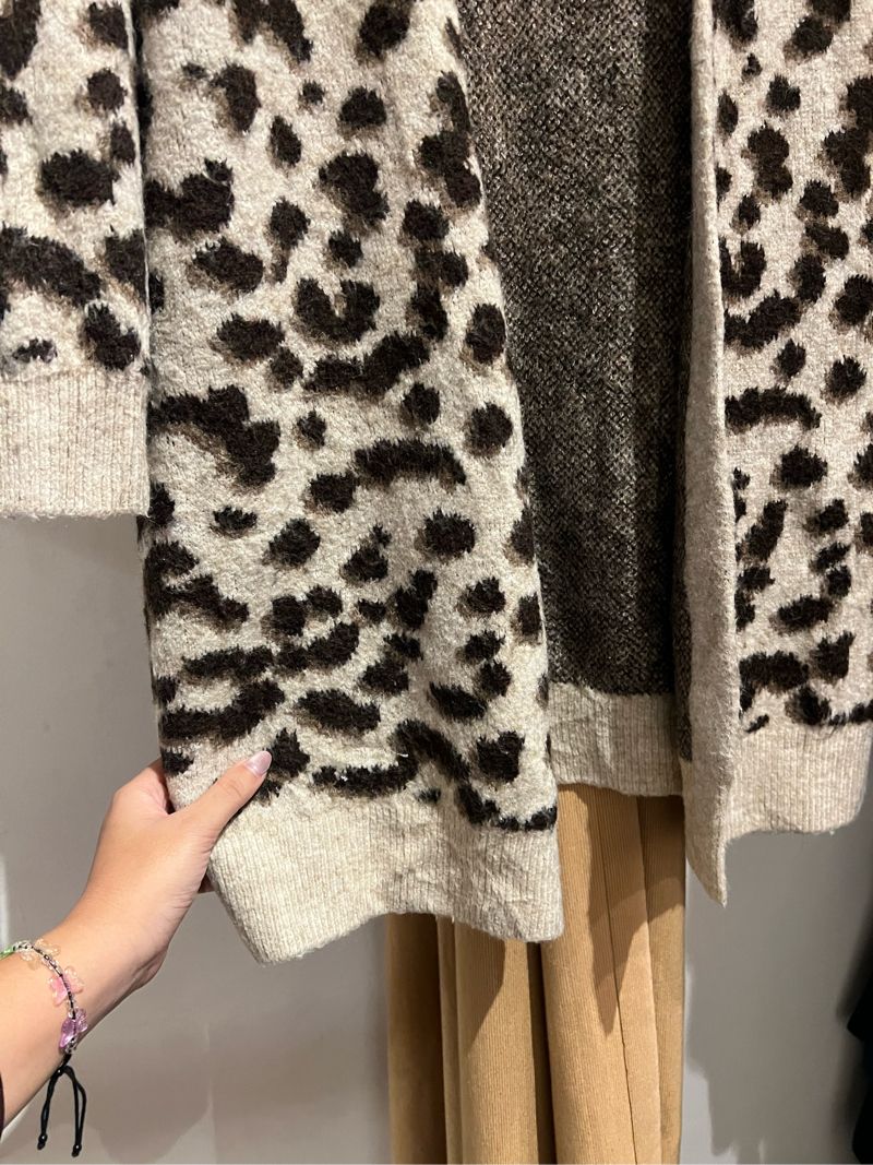 cardigan leopard hnm freesize, foto 3