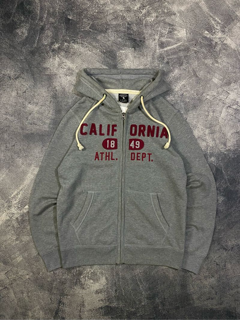 Zipper Hoodie WHO A U California Embroidery - Preloved