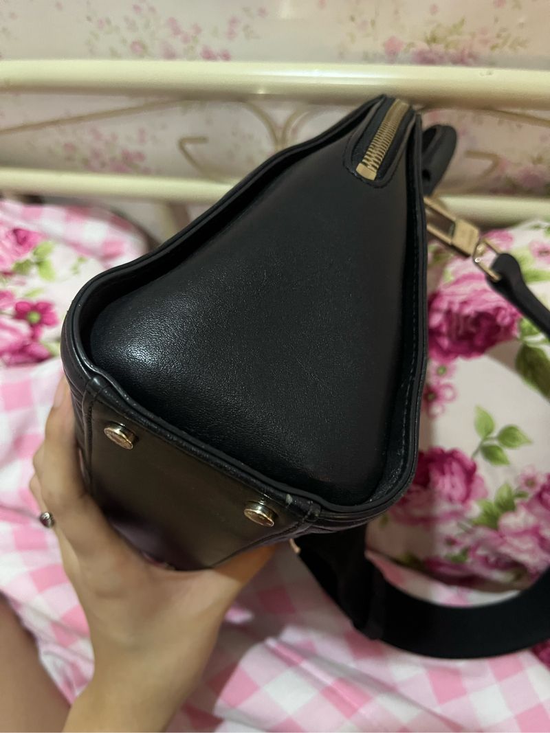 PRELOVED AIGNER BAG BLACK ALMA, foto 6