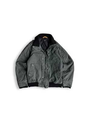 Uniqlo Vintage Sportswear Windbreaker Pria green black