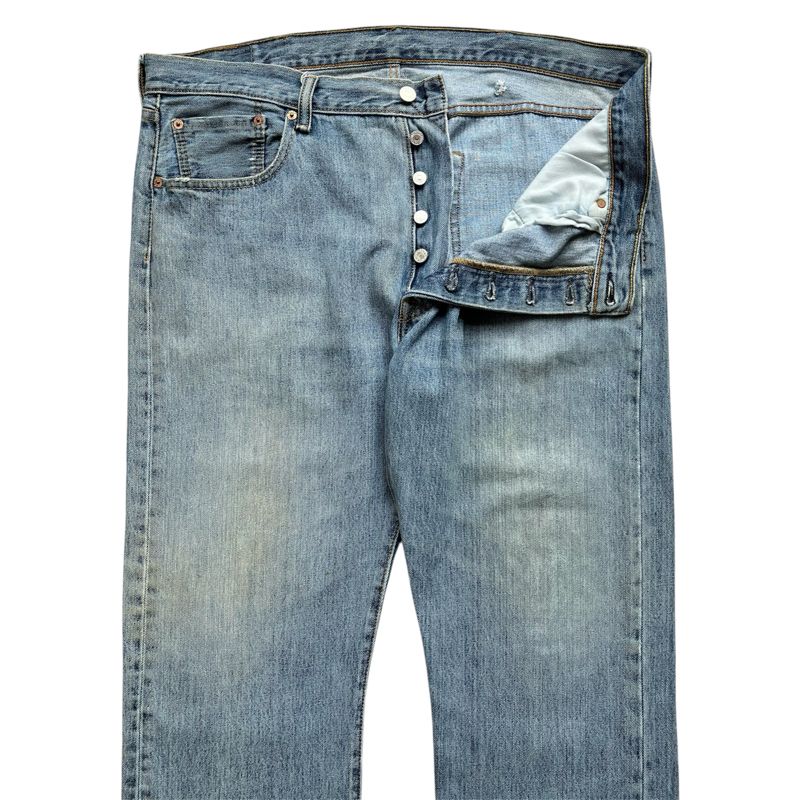 Levis 501 Blue Wash Denim Pants, foto 2