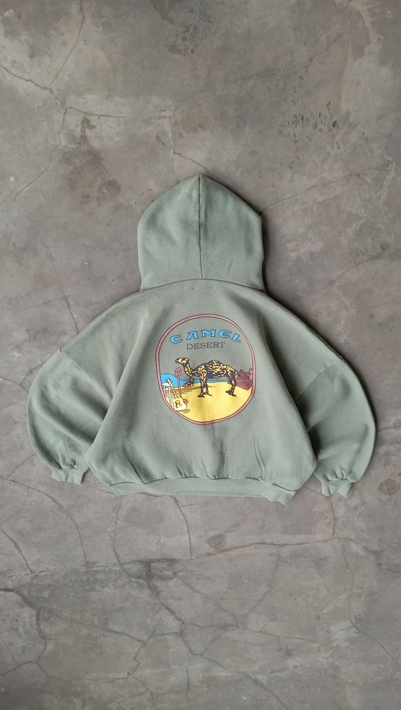 Vintage Camel Hoodie Boxy, foto 4