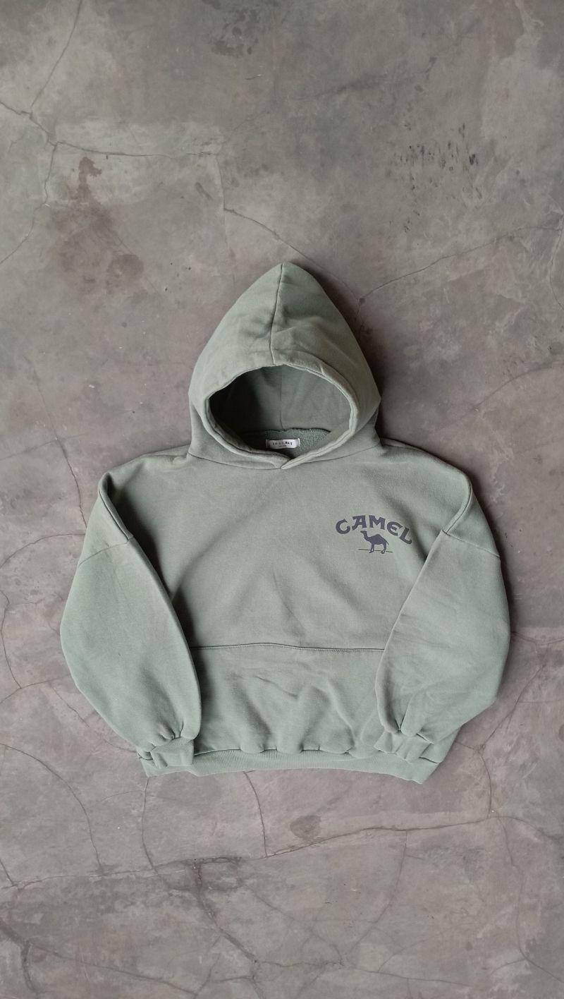 Vintage Camel Hoodie Boxy, foto 3