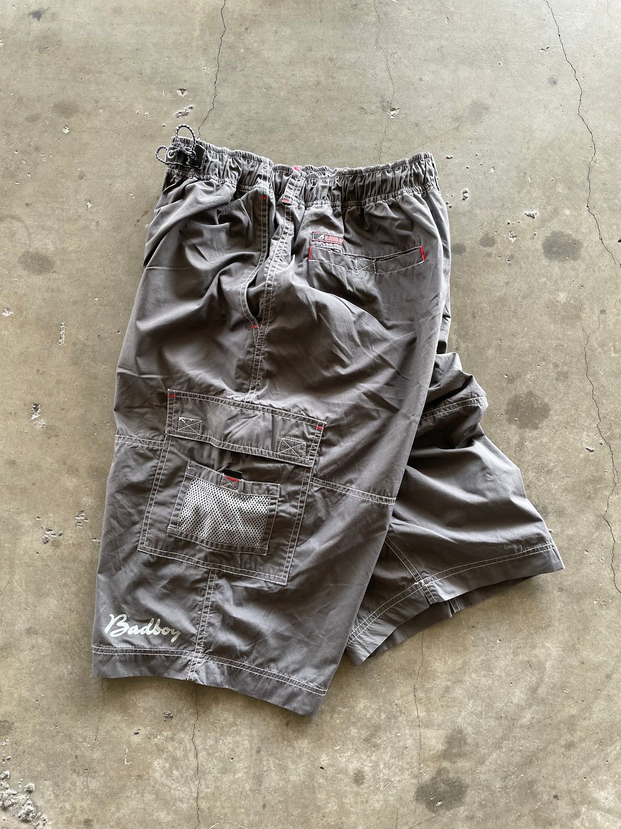 Streetwear Y2K Short Pria gray, foto 2