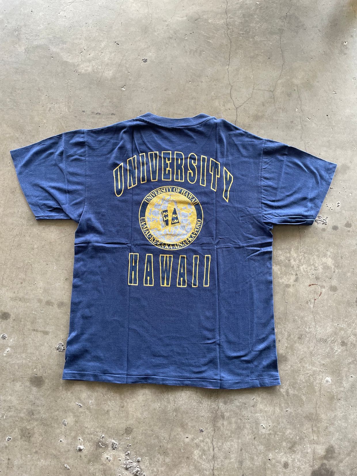 Vintage Streetwear T-shirt Pria blue