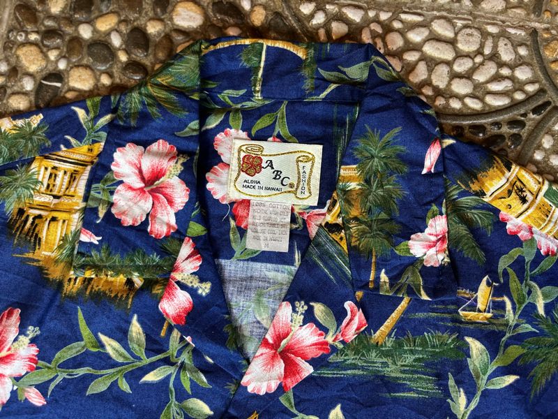 Kemeja Hawaian vintage ABC, foto 2