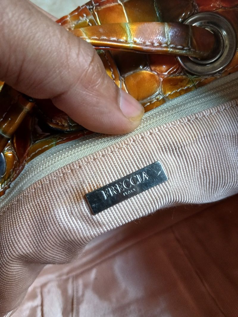 Vtg Freccia Leather bag, foto 6