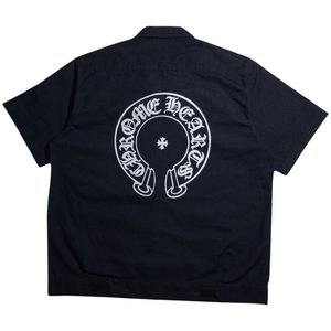 Japanese brand Casual Reworked Casual shirt Pria navy black