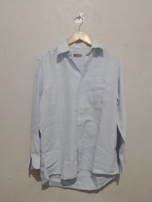Kemeja Givenchy Shirt Long Sleeve Blue second original