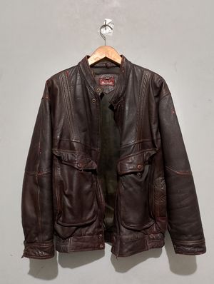 Jacket Leather Yosandik 98s USA Y2K XL 75x60 second original