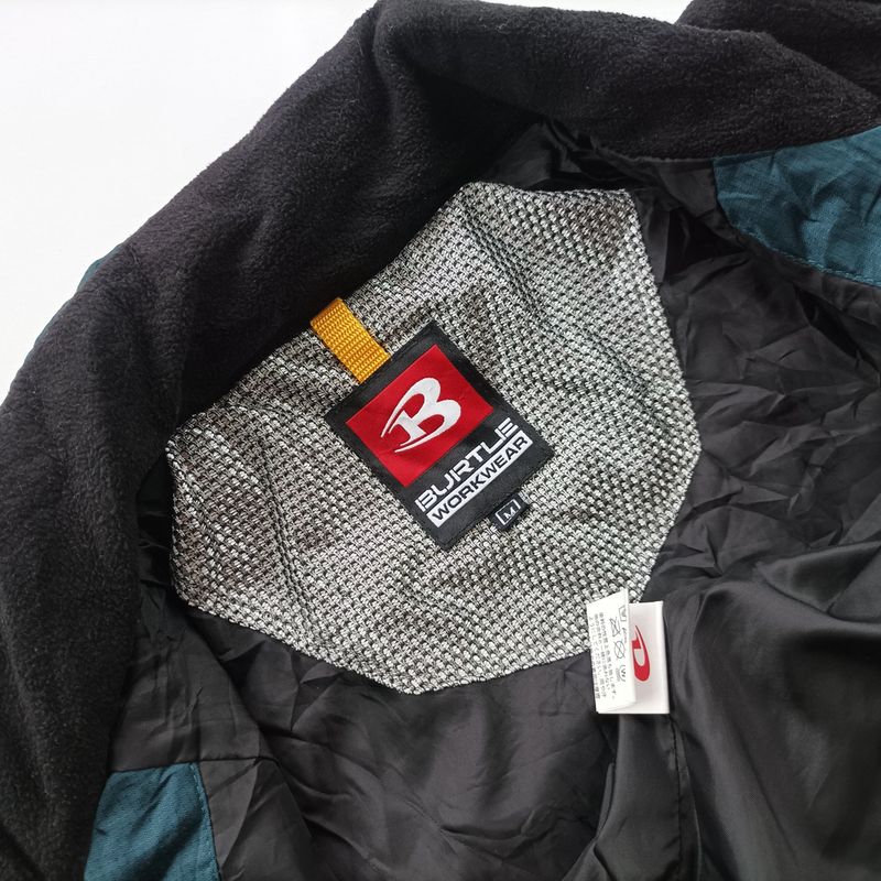 Casual Puffer jacket Pria blue black, foto 4