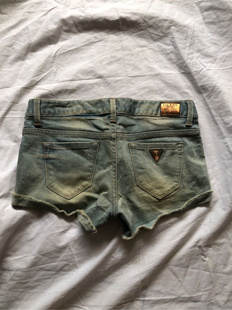 Y2K Guess short denim, foto 4