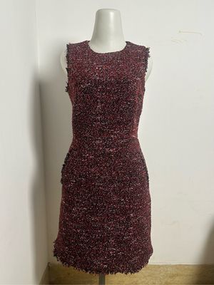 Tweed sleeveless pencil dress brand Warehouse
