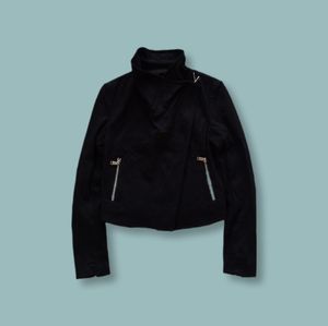 Wool Blazer Codes Combine Black Second