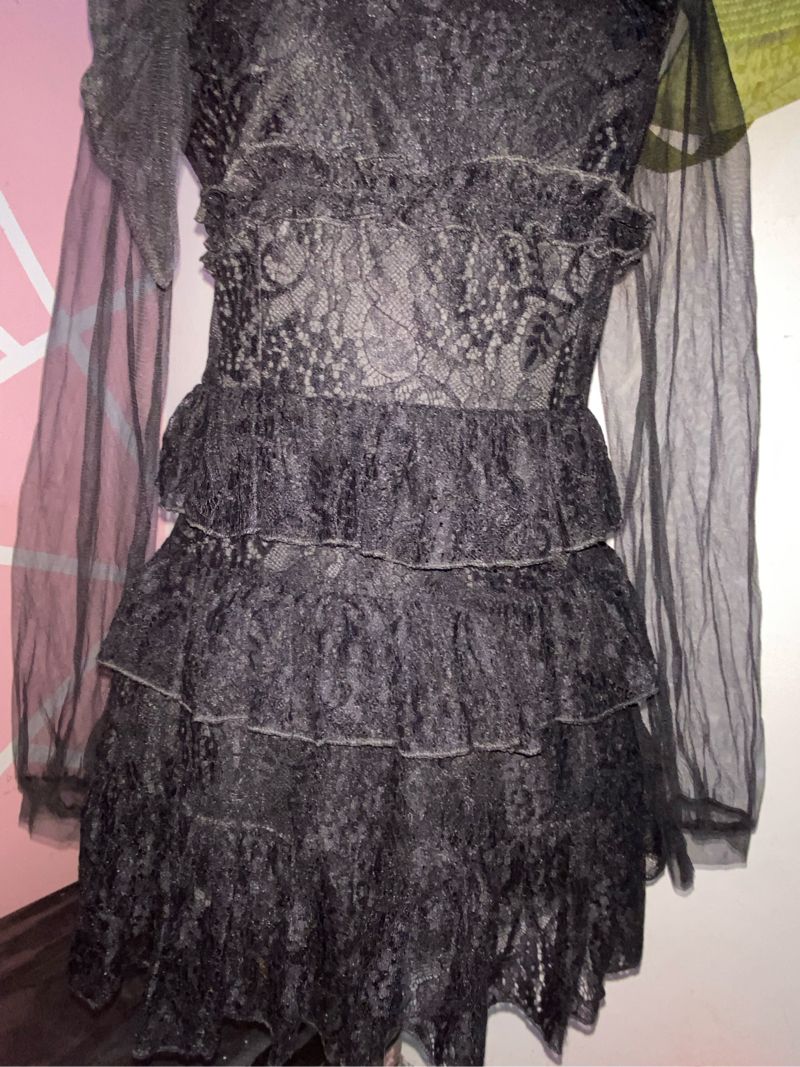 Mididress tile tingkat” Gothic/grunge/Y2k, foto 2