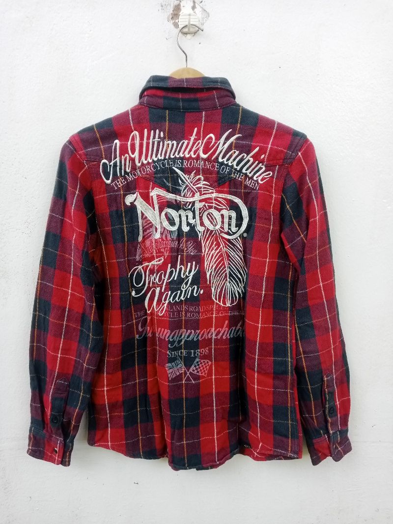 Norton flanel shirt western, foto 2