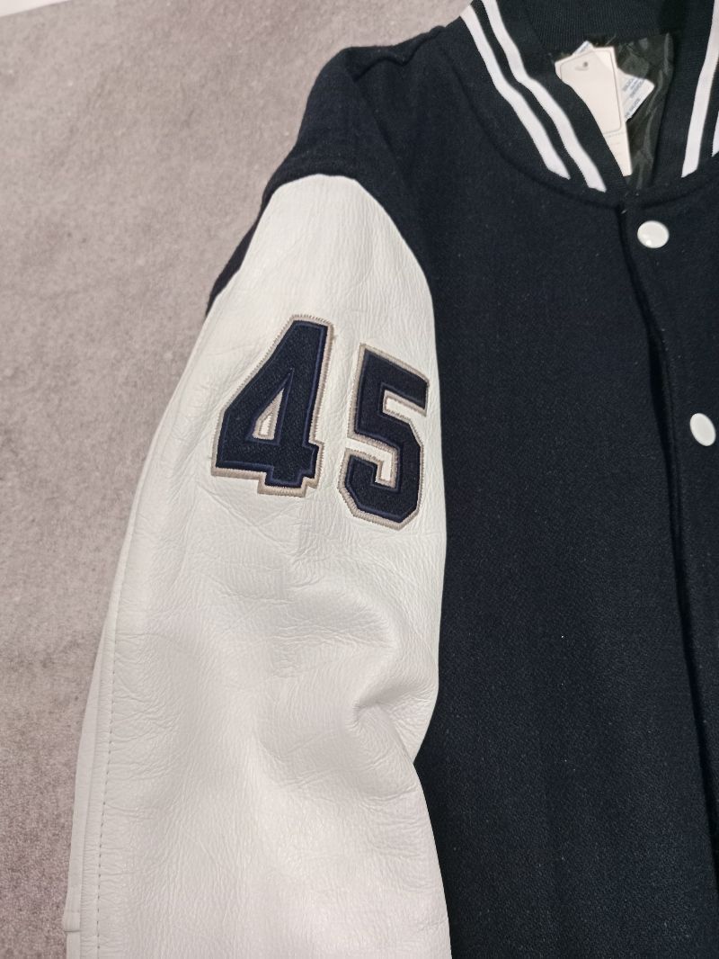 Varsity leather jacket univ, foto 6