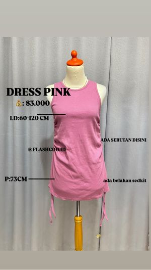 KNIT DRES PINK