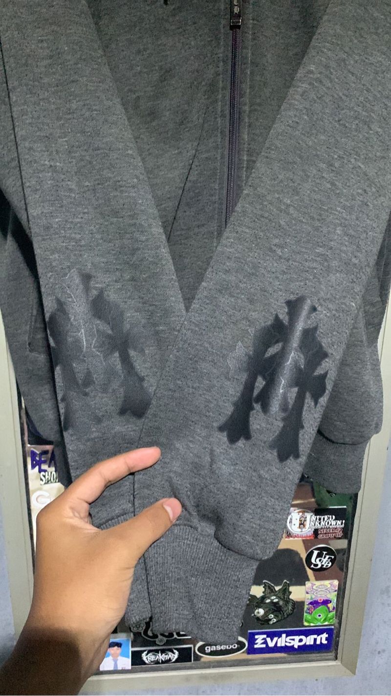 chrome hearts hoodie zipper, foto 2