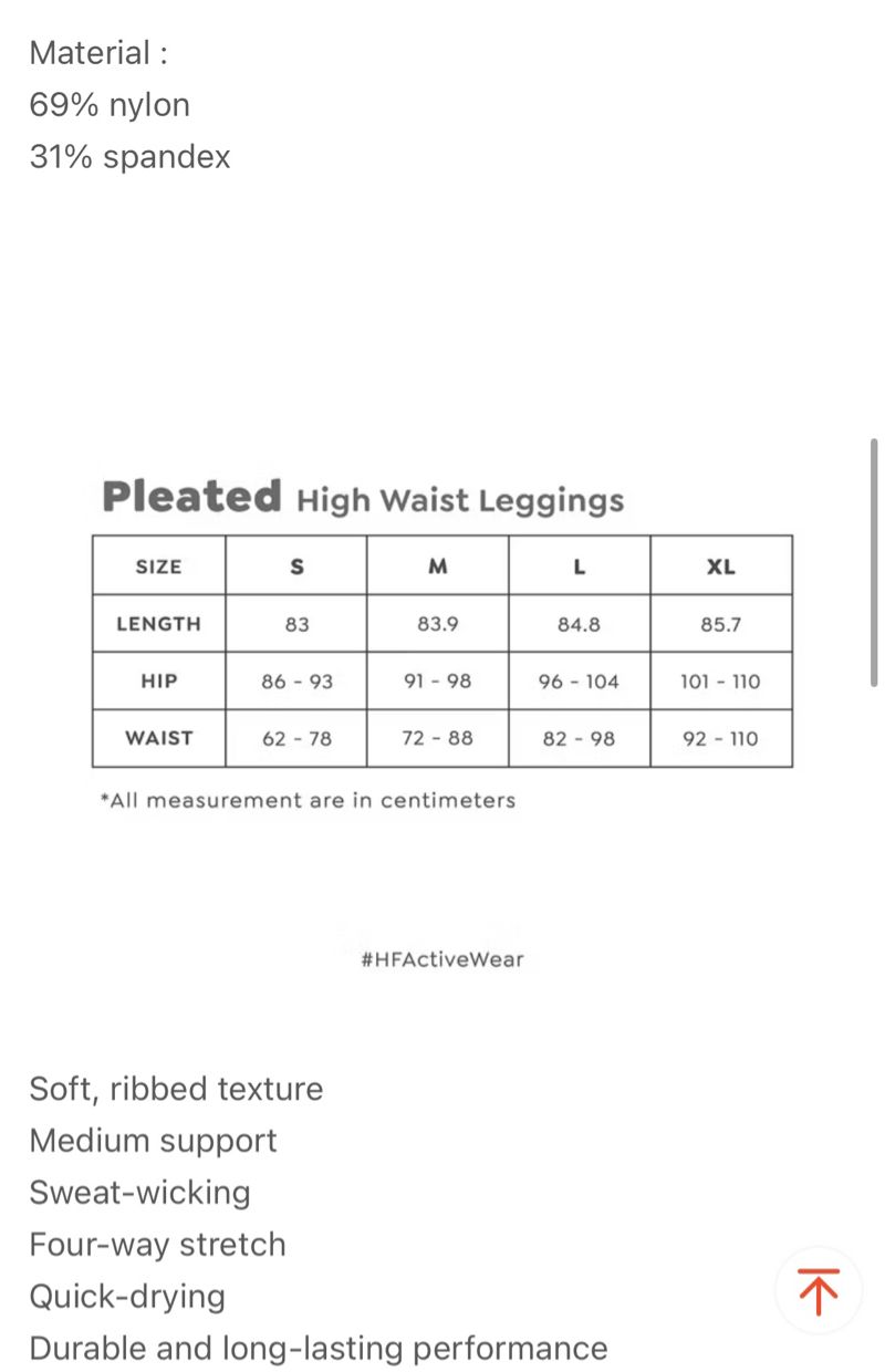 Happyfit pleated highwaist legging, foto 2