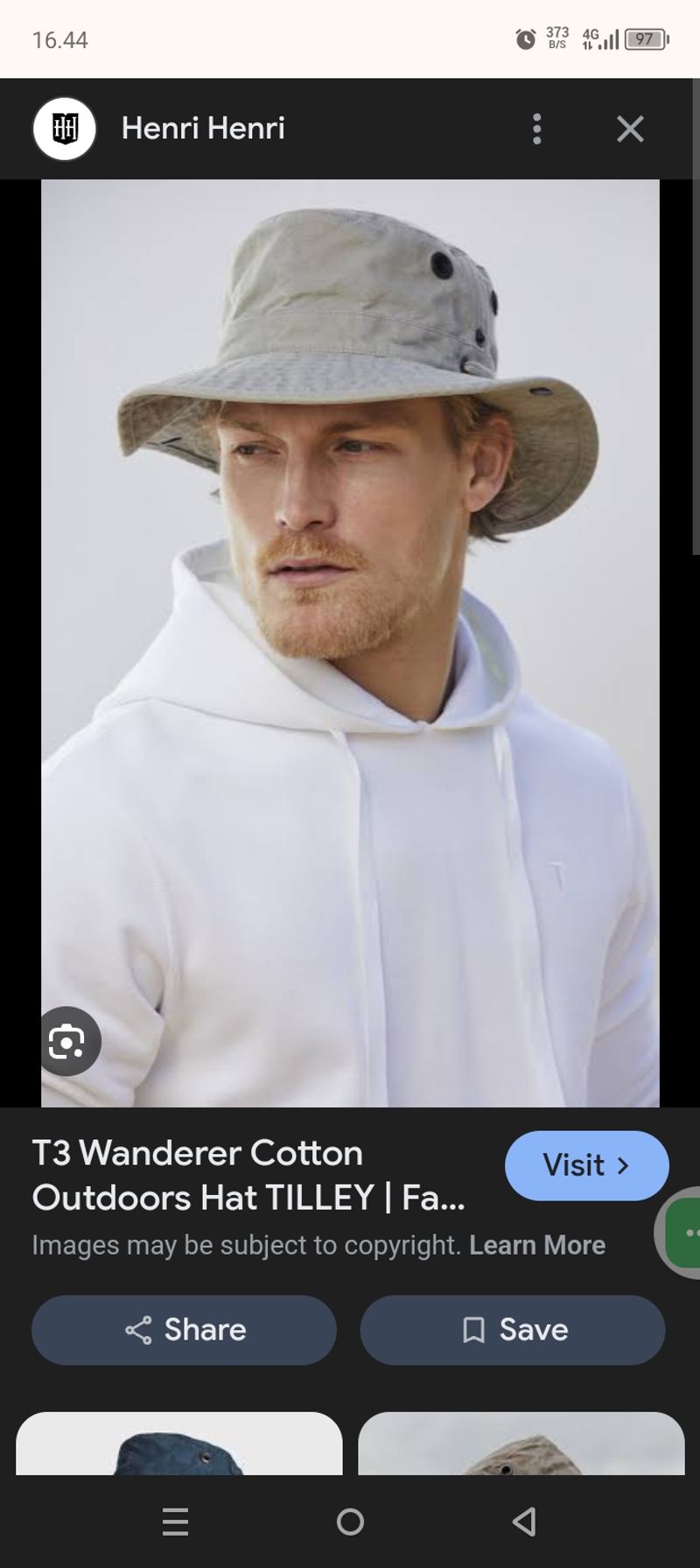 Casual Indie Hat Pria green white, foto 2