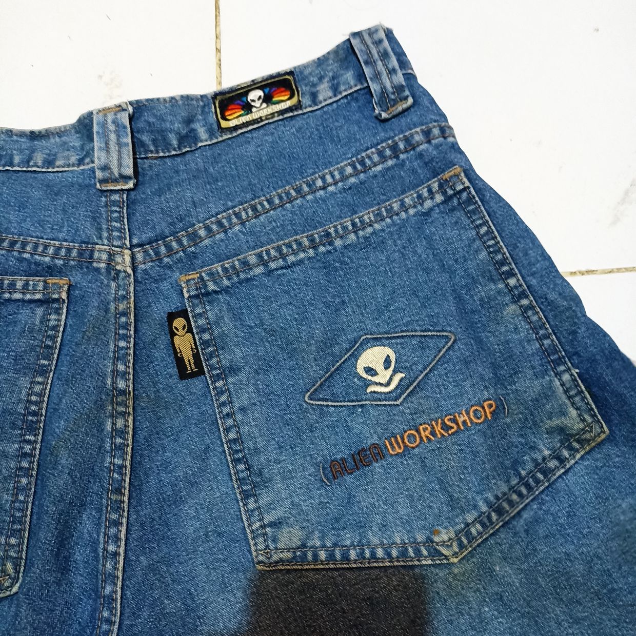 Alien Workshop Y2K Skater Short Pria blue, foto 6