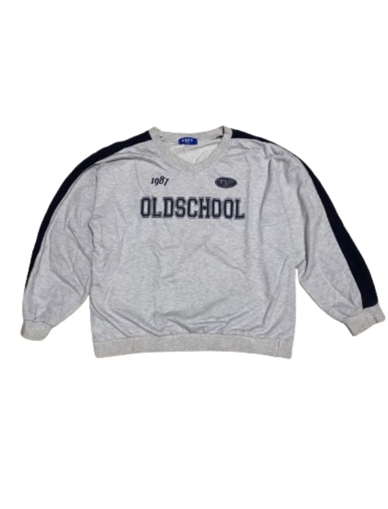 Casual Sweater Pria multicolor white