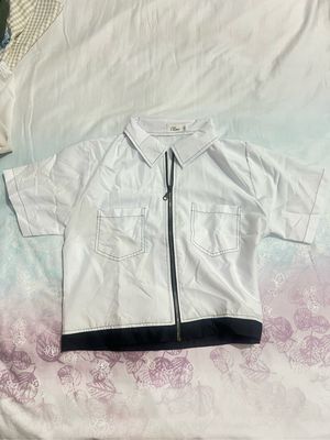 White Black Top Elline (Local brand)