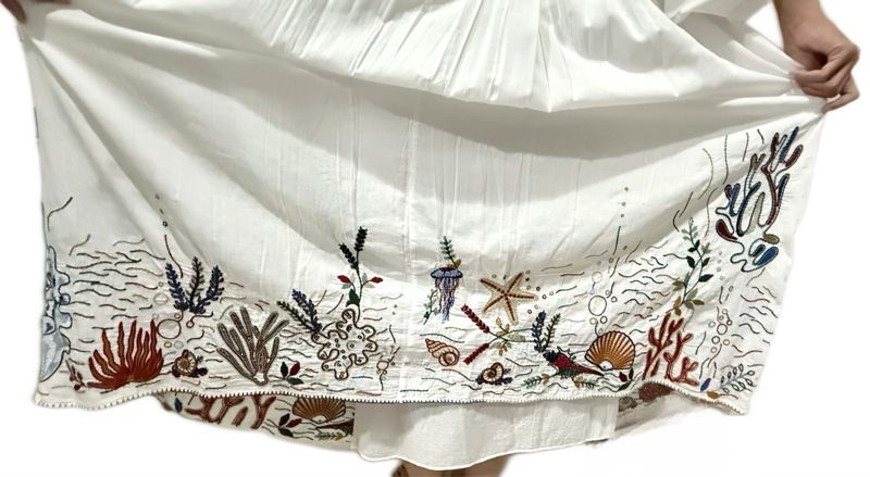 Zara Blouse and Skirt Theme White, foto 5