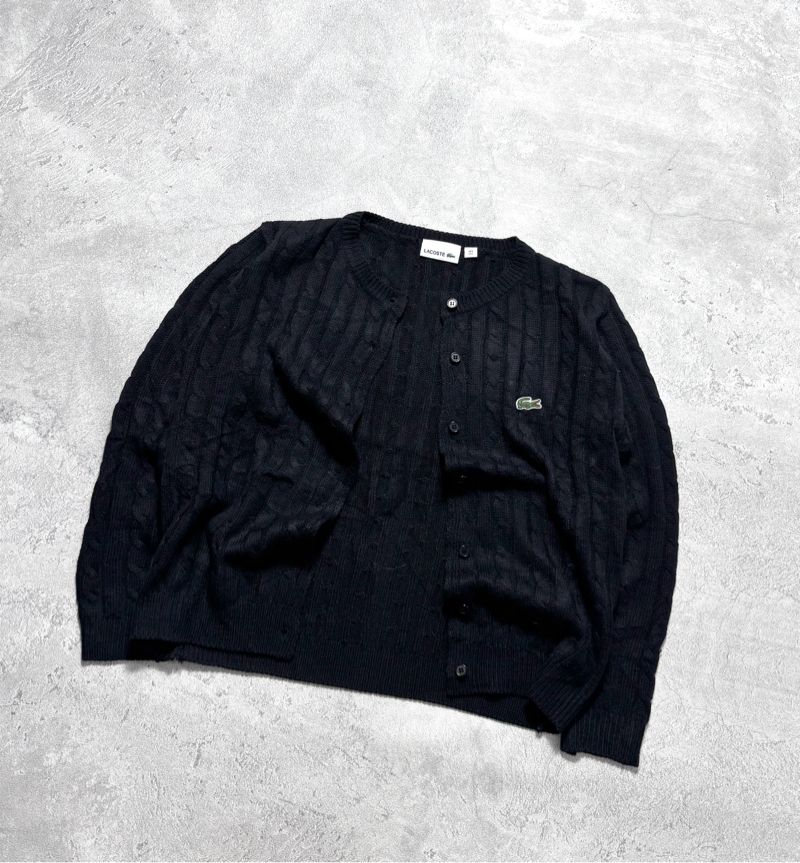 Lacoste Cable Knit Wool Jumper Sweater, foto 3