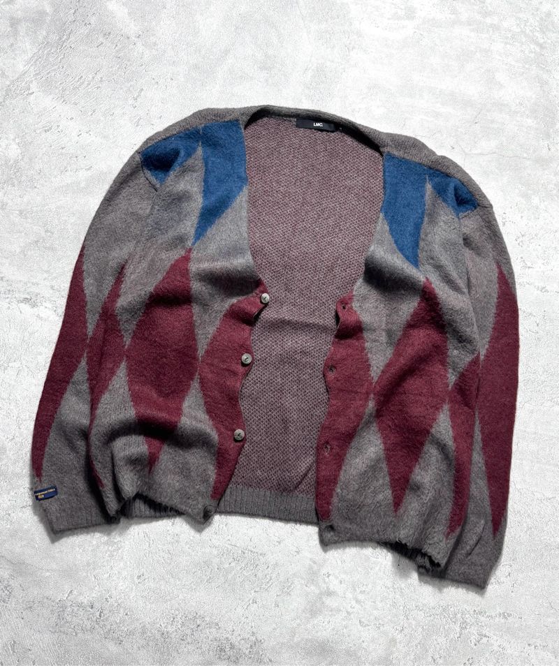 LMC Mohair Argyle Cardigan, foto 3