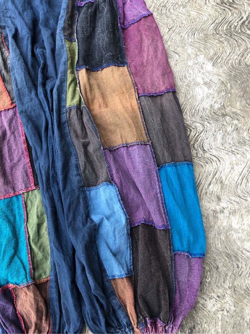 Vintage Patchwork Hippie/Boho Style Long Pants, foto 3