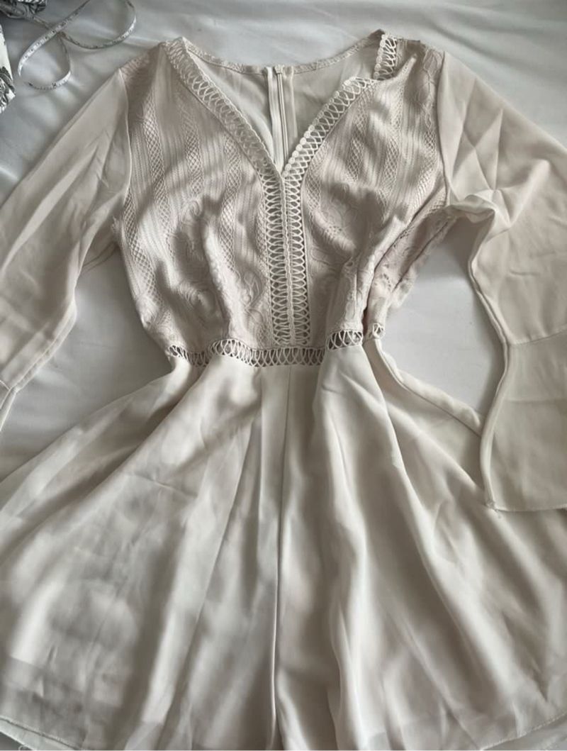 Jumpsuit putih / beach wear, foto 2