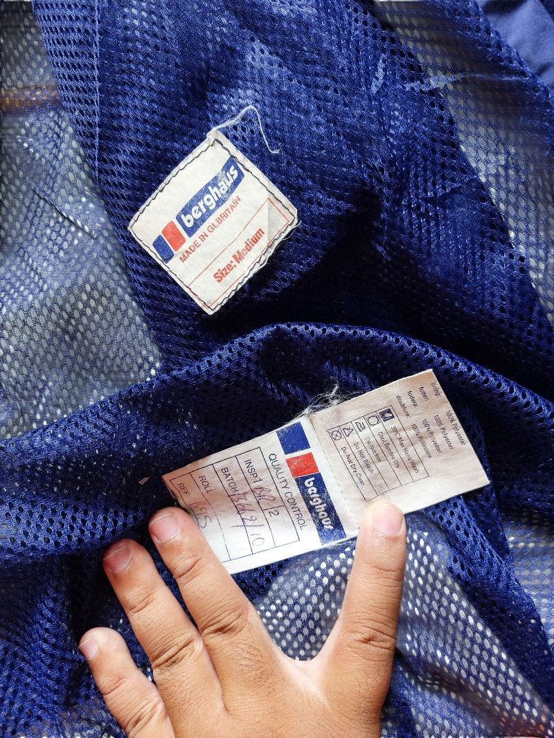 Vintage Berghaus Jaket Outdoor, foto 5