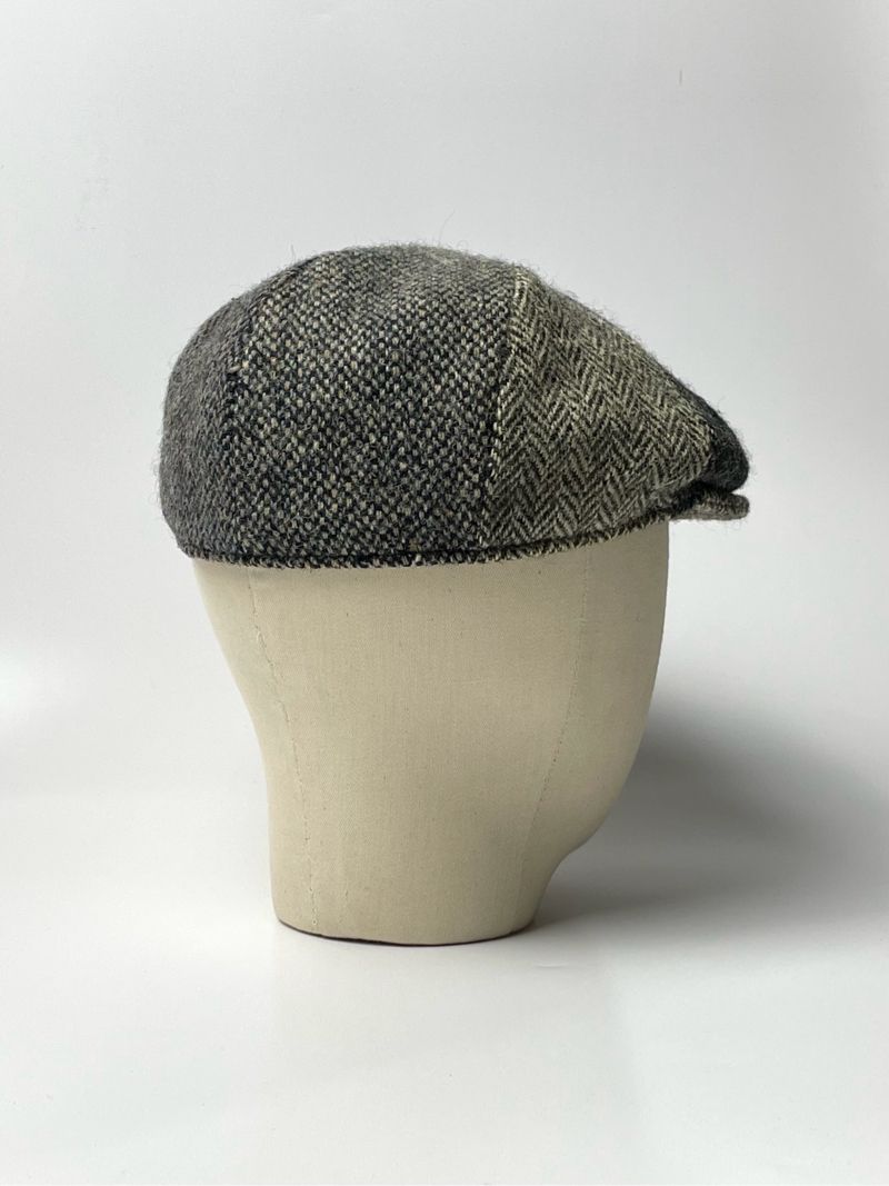 Harris Tweed Bakerboy Cap / Newsboy Cap Patch Work, foto 4