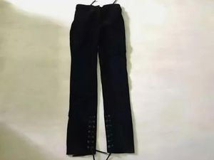 Velvet Pants Yves Saint Laurent Rive Gauche with shoelaces