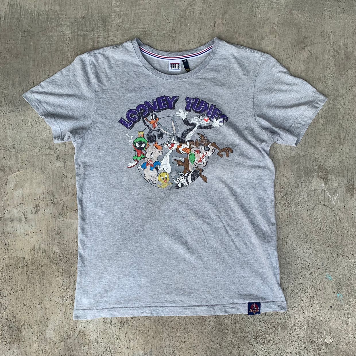 Vintage T-shirt Pria gray