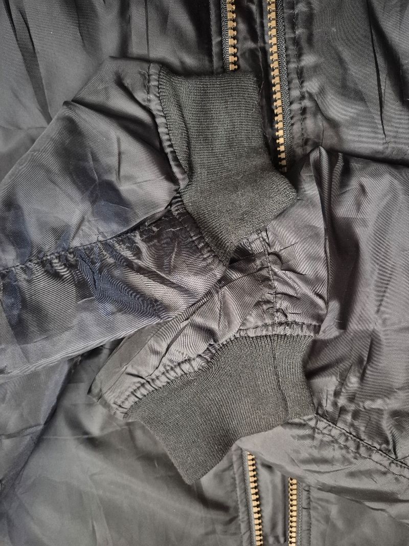 Bomber jaket hitam zone, foto 5
