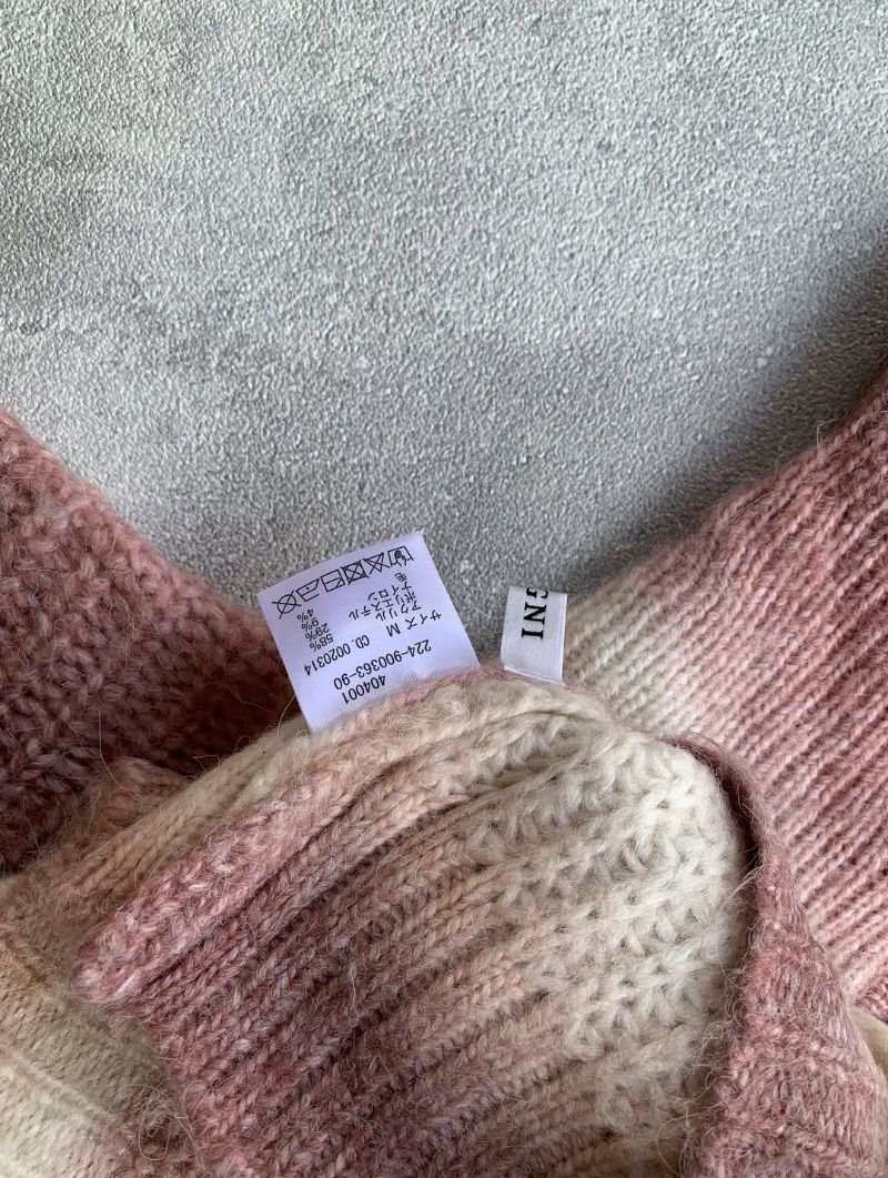 Knitwear vintage gradient croped half zip pattern by Ingni, foto 6