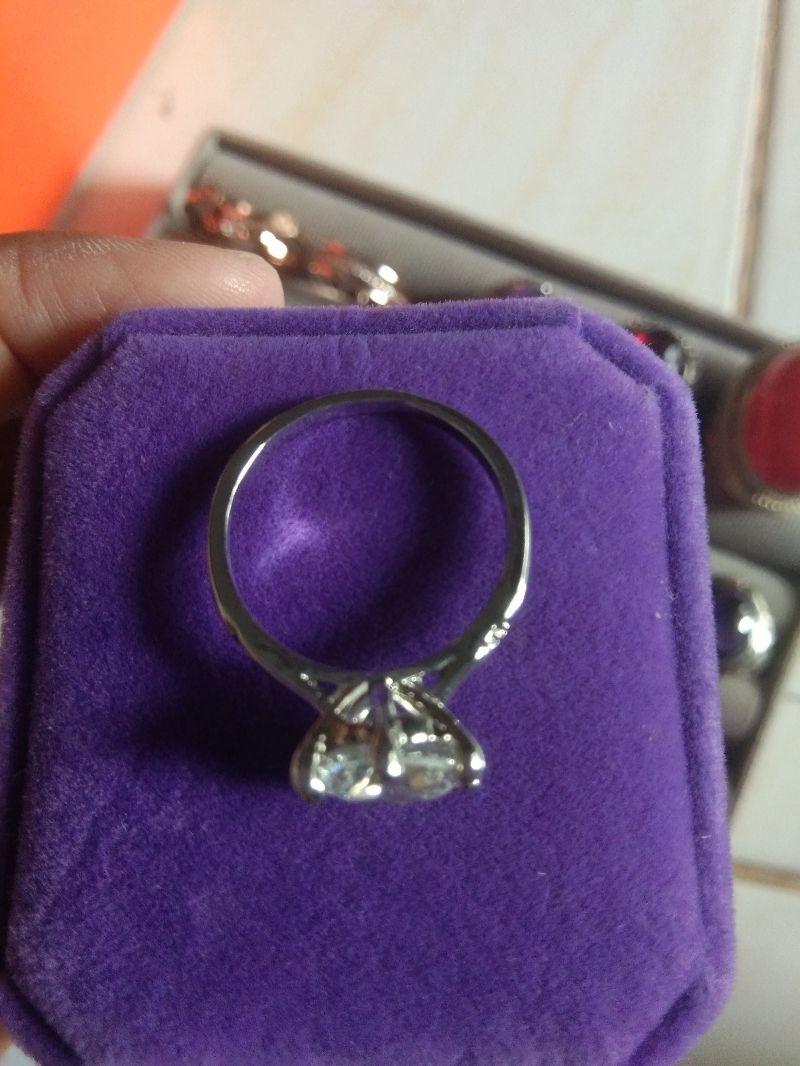 Cincin silver size 7, foto 3