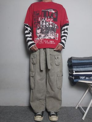 Baggy Cargo Jeans Multipocket