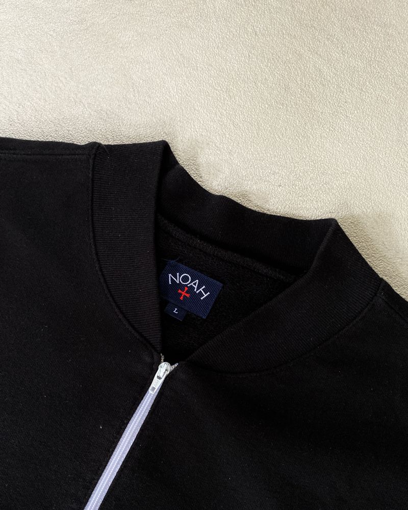 Noah NYC Quarter Zip Sweatshirt Black, foto 3