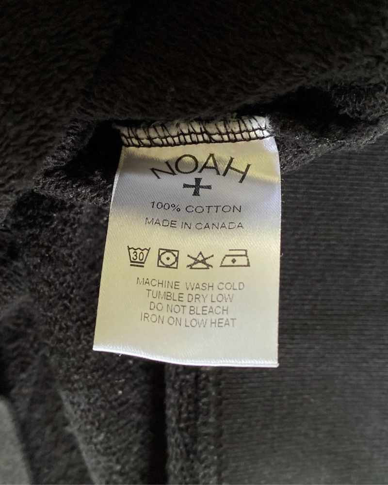 Noah NYC Quarter Zip Sweatshirt Black, foto 4