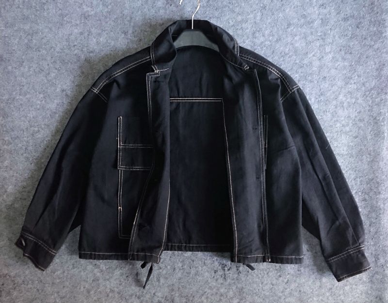 Vintage Y2K Harrington jacket Pria black, foto 3