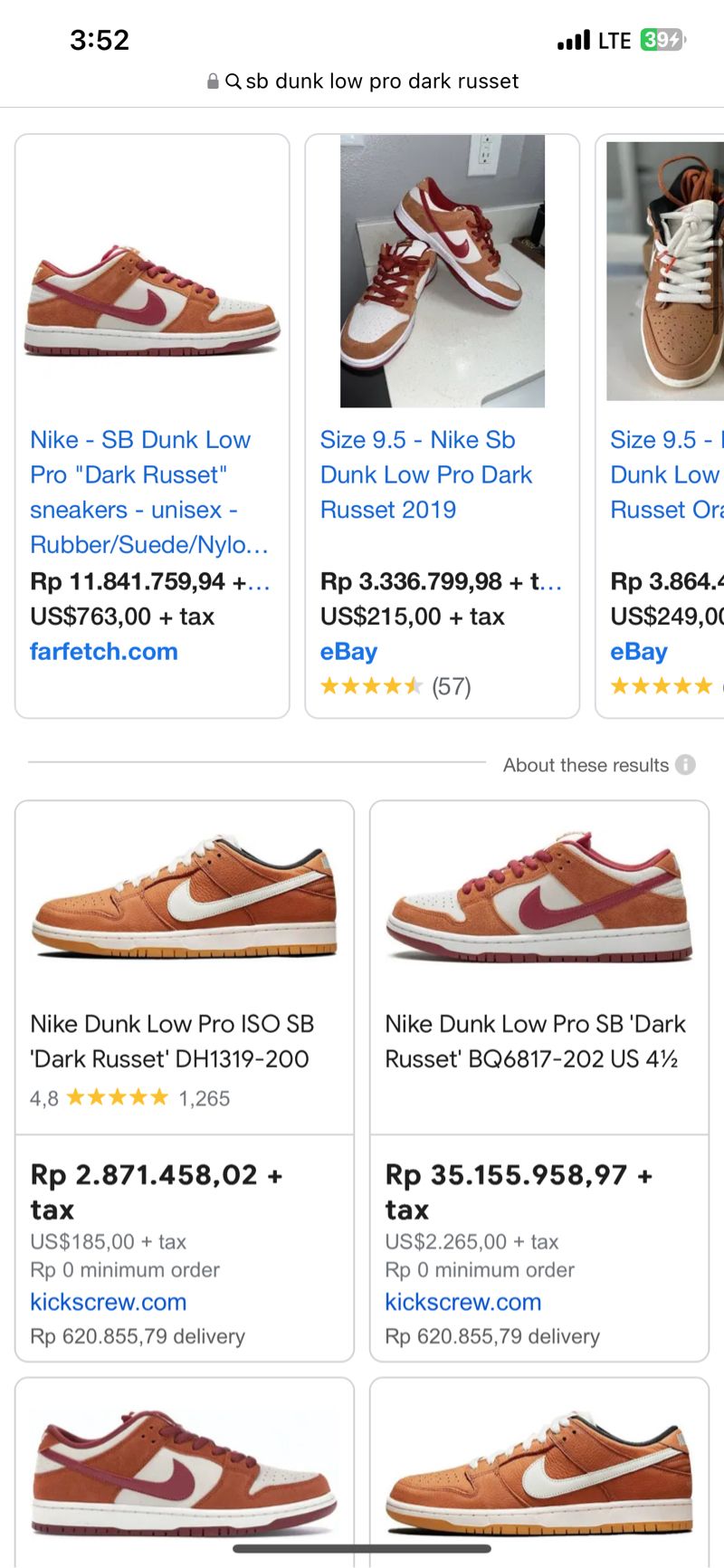 SB DUNK LOW PRO DARK RUSSET, foto 8