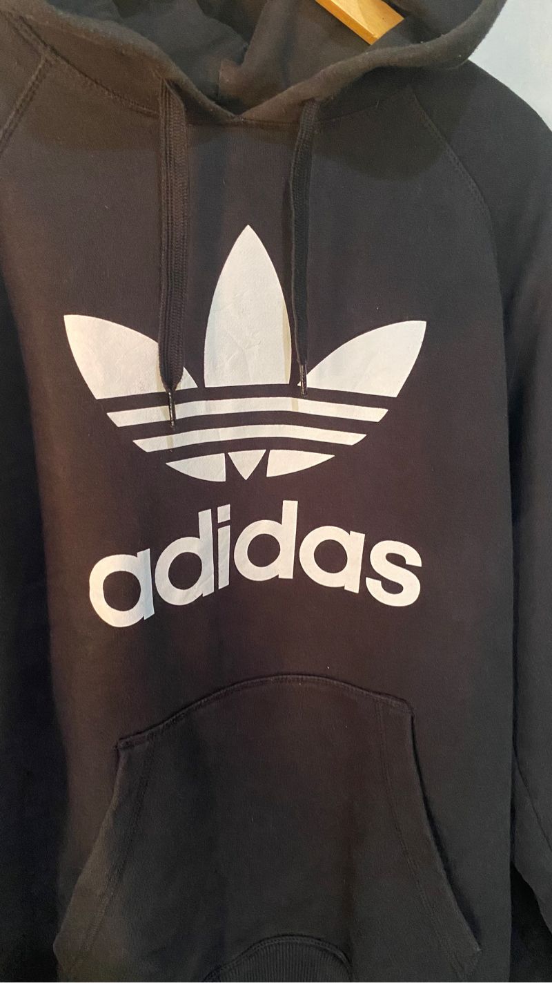 Hoodie Adidas Hitam, foto 2
