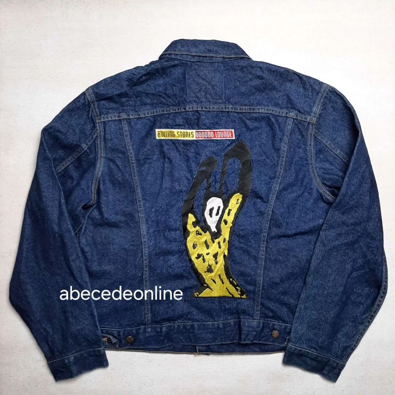90s Levis × Rolling Stones Voodoo Lounge 90s Rolling Stones x Levi's denim jacket VOODOO LOUNGE